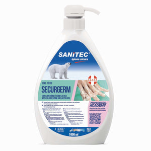 SECURGERM 1000ml Sapone liquido sanificante con 2 Antibatterici SANITEC DISPONIBILE!