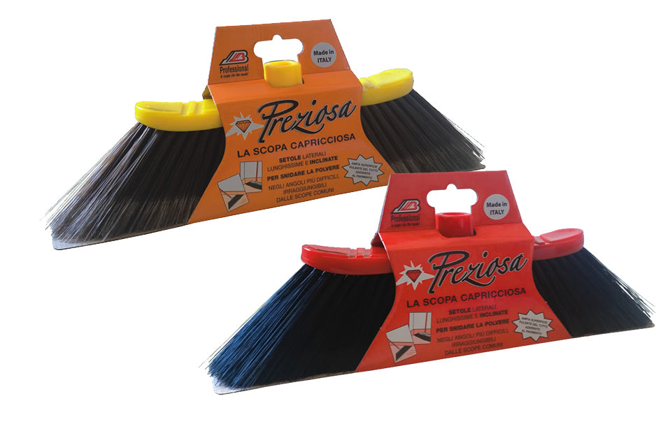 Scopa Lupetta - Scopa Per Angoli E Battiscopa, Con Pettine Puliscisetole, Colore Assortito - Foto 7