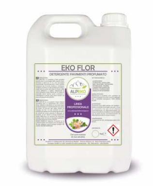 EKO FLOR 5kg Detergente pav. concentrato profumo intenso Alpeko