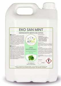 Eko San Mint 5kg Igienizzante multiuso alla menta selvatica Alpeko