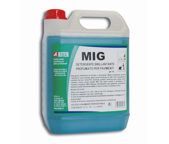MIG LT.5 Detergente Brillantante profumato per pavimenti Kiter