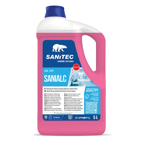 SANITEC SANIALC 5KG Detergente alcolico asciugarapido